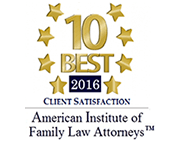 10 Best | 2016 | Client Satisfaction | American Institute of Family Law Attorneys